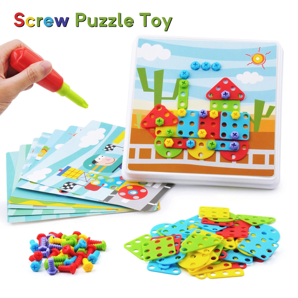 Shape Sensation Toddler Toy Color Burst Brain Builder Fun STEM Puzzle Game Ages 2-4